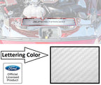 Radiator Cover Plate White Carbon Fiber for 2015–2017 Ford Mustang GT