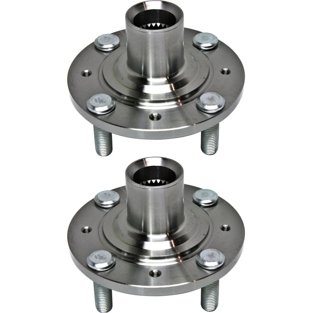 Set of 2 Wheel Hubs for Honda Civic (1992–2000) Front 4 Lug