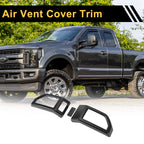 Set of 2 Carbon Fiber Air Vent Covers for Ford F-150 (2015–2020)