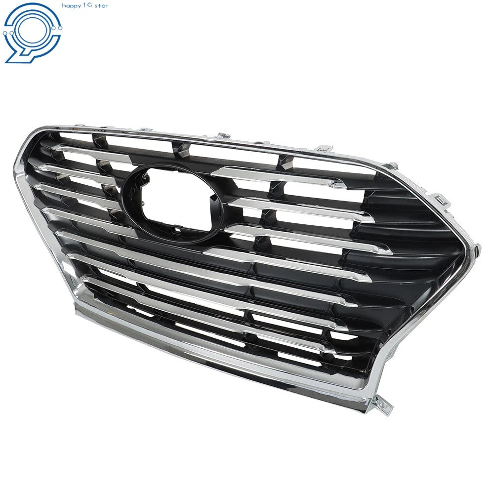 Chrome Black Front Bumper Grill for Hyundai Sonata (2018-2020)
