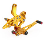 Aluminum Gold Rear Sets Footpegs Footrest for Kawasaki Z900 (2021–2022)