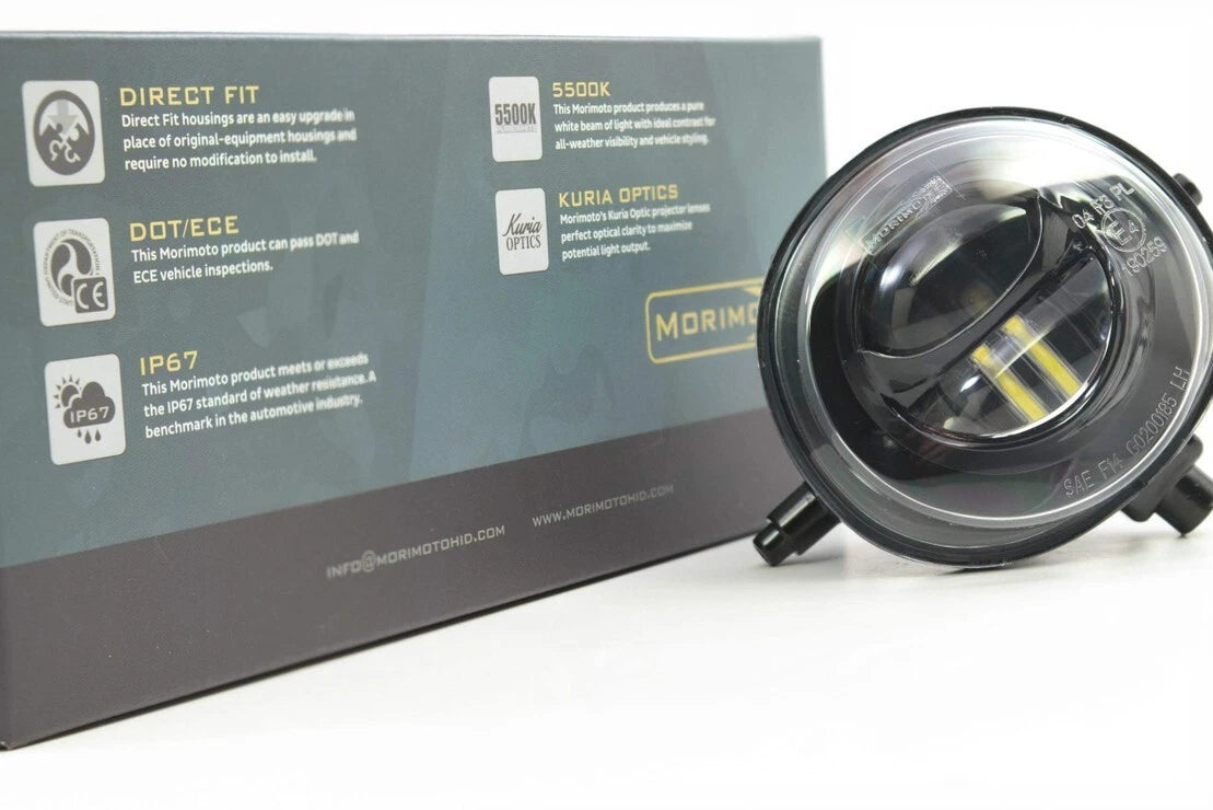 LED Fog Lights Type Z White XB Front for Mazda 3 (2004–2015)