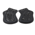 2X Leather Heat Saddle Shield Deflector for Harley Models (Universal)