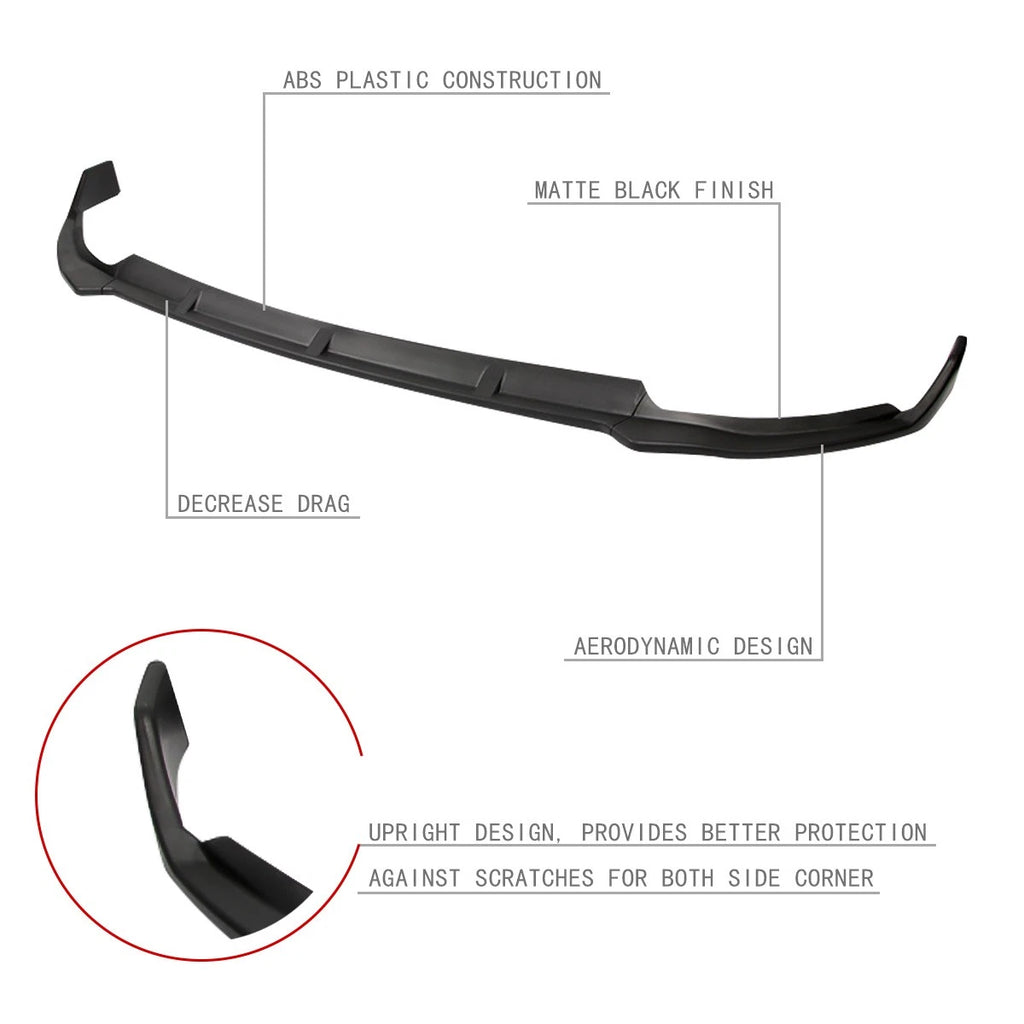 Front Bumper Lip Under Diffuser for Mercedes W205 C300 C63 AMG (2019–2020)