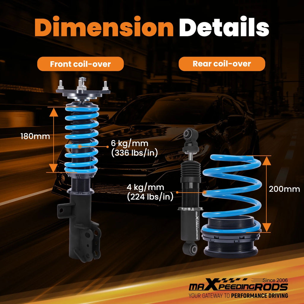 Coilover Suspension Kit for Kia Forte Koup (2010-2013)