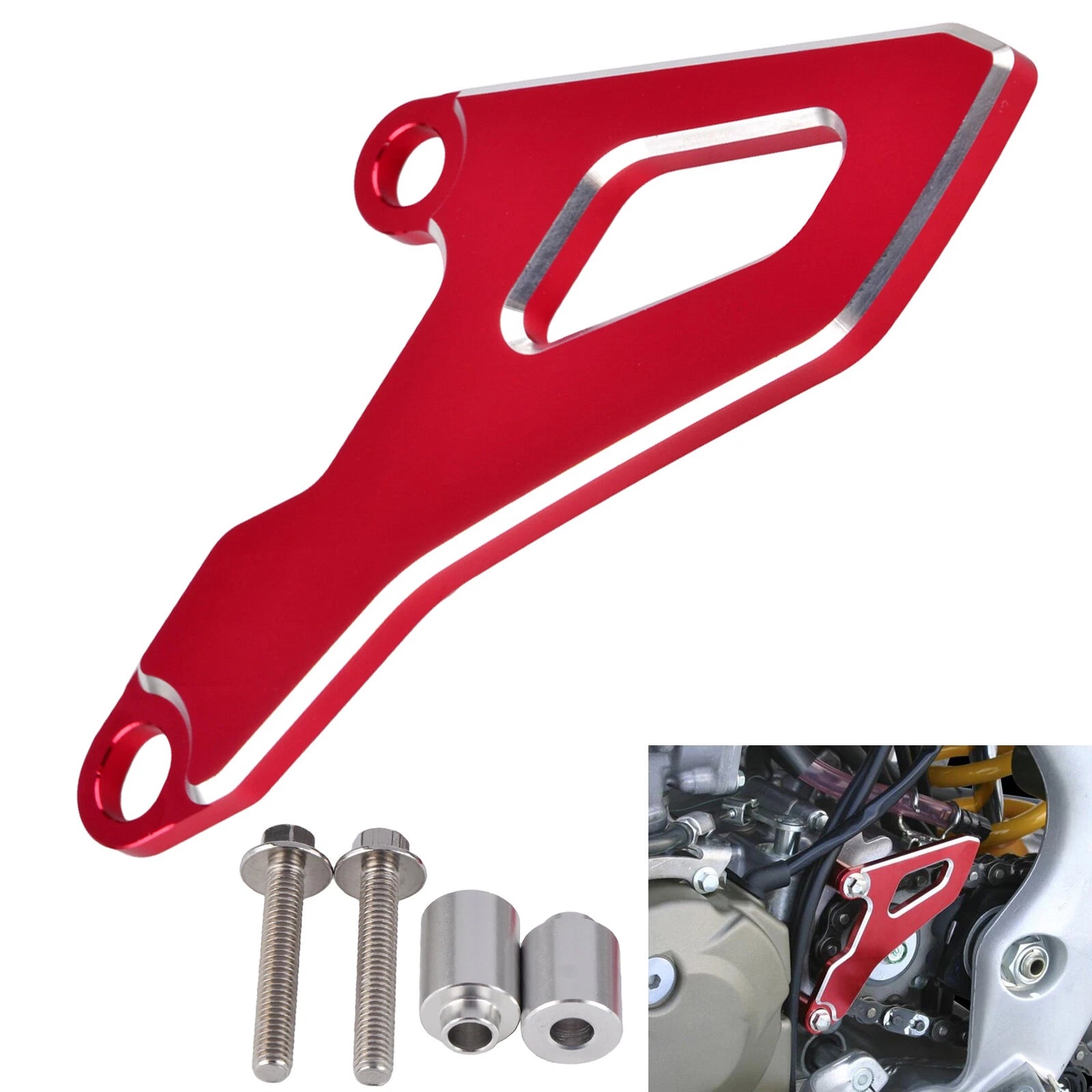 CNC Front Sprocket Guard Chain Cover for Honda CR250R (2002–2007), CRF250R (2004–2009)