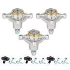 Set of 3 Spindles for Hustler Raptor Limited 36 42 52 Inch Deck