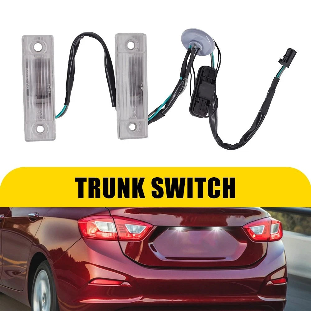 Trunk Release Switch Button with License Plate Lamp for Chevy Cruze (2011–2016) 95107229 H
