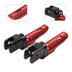 Front Footrests Foot Pegs for Aprilia RSV4 Factory (2009–2023), Tuono 660 (2021–2023) Red