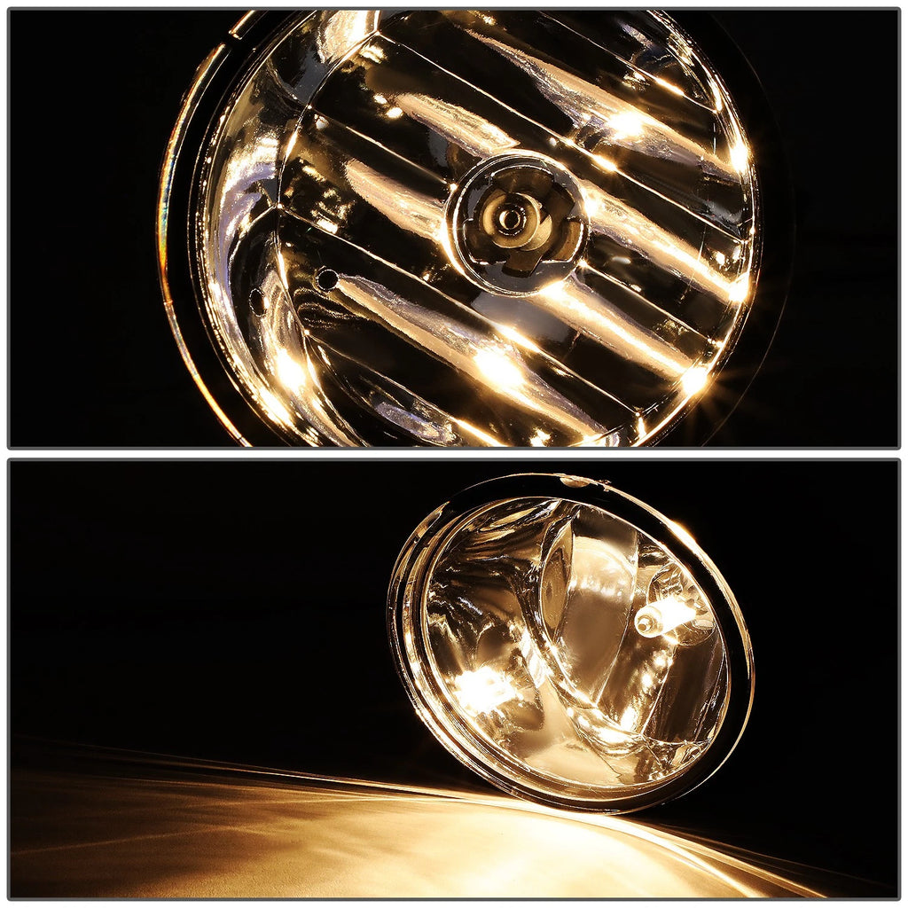 Fog Light Lamps for Nissan Armada (2005–2007) & Titan (2005–2015) - Smoked Lens, Chrome Housing