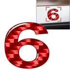 Car Badge Emblem Number Sign Decal Sticker for Wall Window Door #6