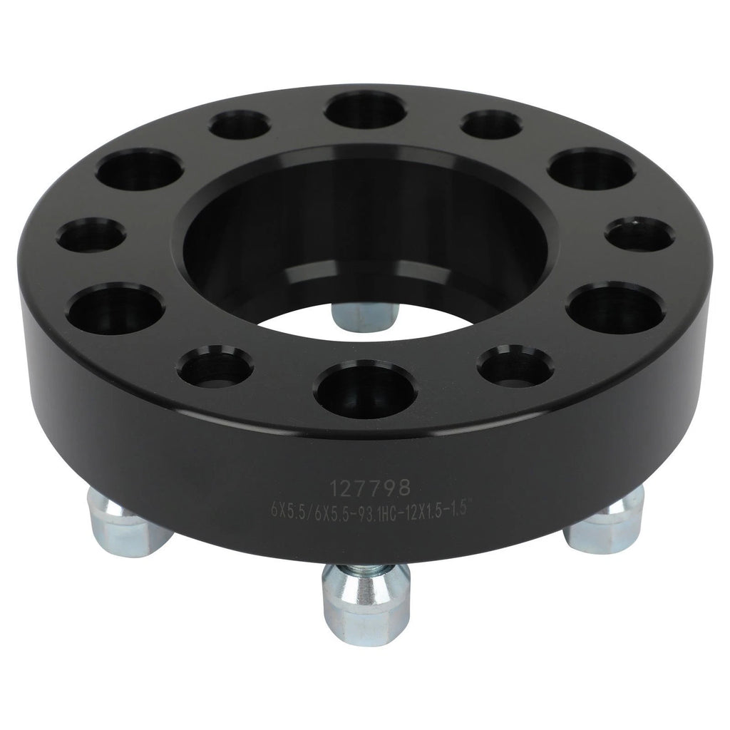 Set of 4 Wheel Spacers for Ford Ranger (2013–2025) 1.5 Inch 6x5.5 Hub Centric