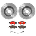 Brembo Xtra Front Brake Disc & Ceramic Pad Kit for Audi S4 S5 (2009–2011)