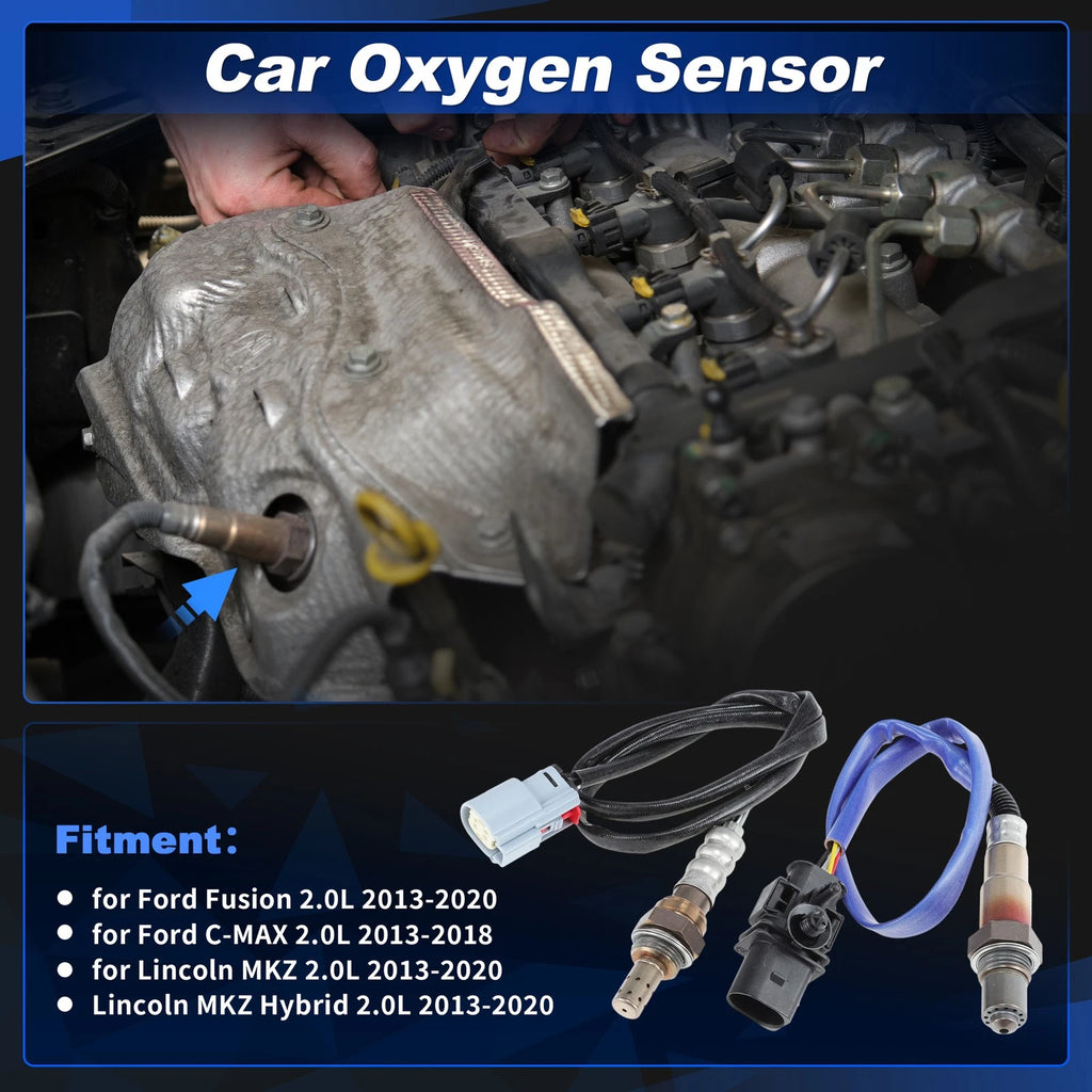 Upstream & Downstream O2 Sensors for Ford Fusion 2.0L (2013–2020) 2345068/2344578 2pcs