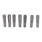 Set of 7 MT2 Round Chuck Collets for Morse Taper Machines (1/8" - 1/2")