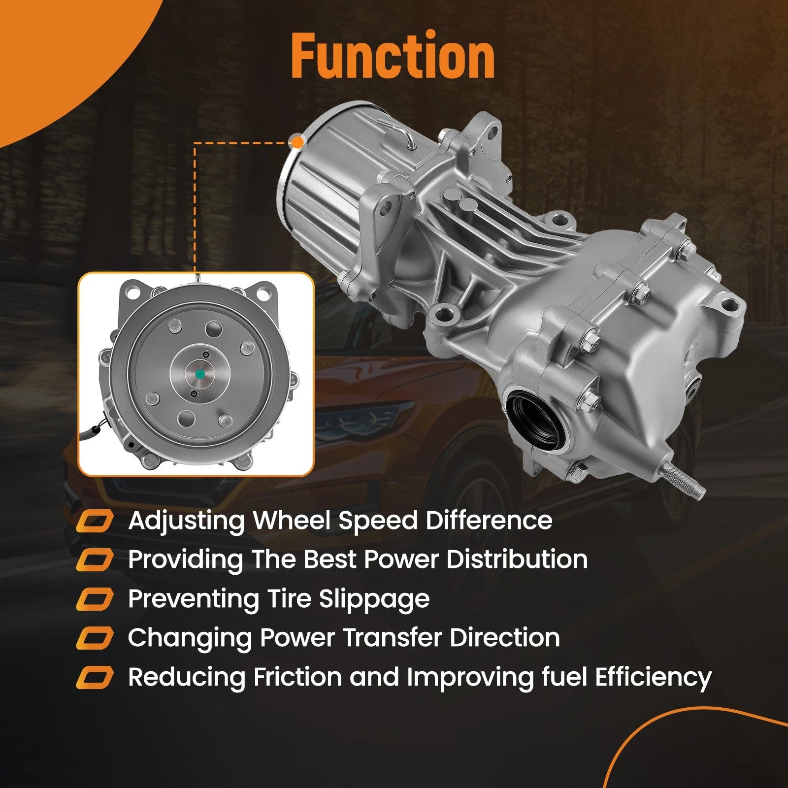 Rear Differential AWD for Nissan Rogue/Rogue Sport (2014-2020)