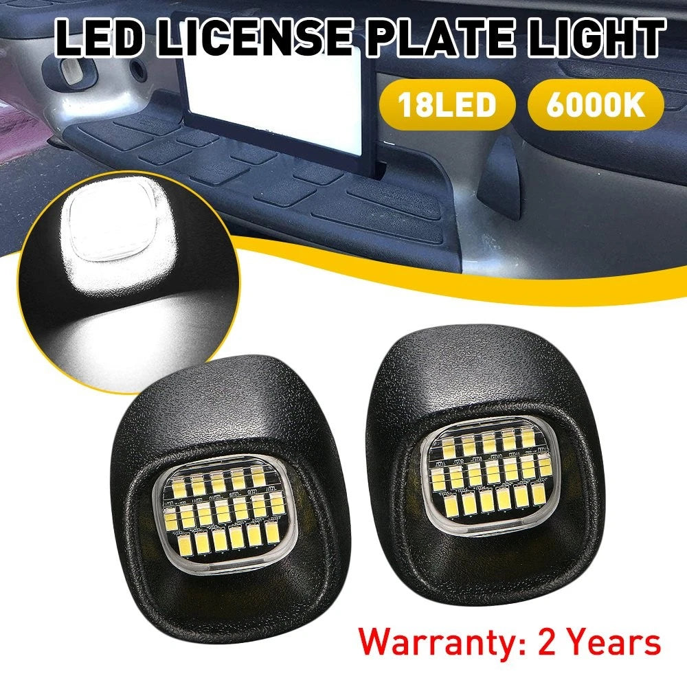 LED License Plate Bulb Light for Chevy S10 GMC Sonoma Blazer Jimmy (18SMD)