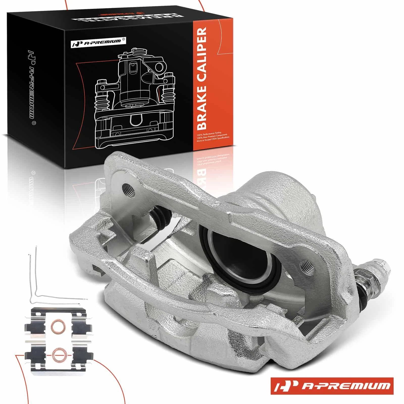 Front Left Disc Brake Caliper with Bracket for Honda Civic (2016–2021)