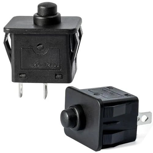 2X 2Pin Plunger Pedal Switch for Ride On Cars (6V 12V 24V)