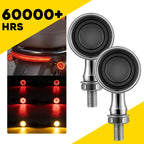 Bullet LED Turn Signal for Motorcycle (Chrome)