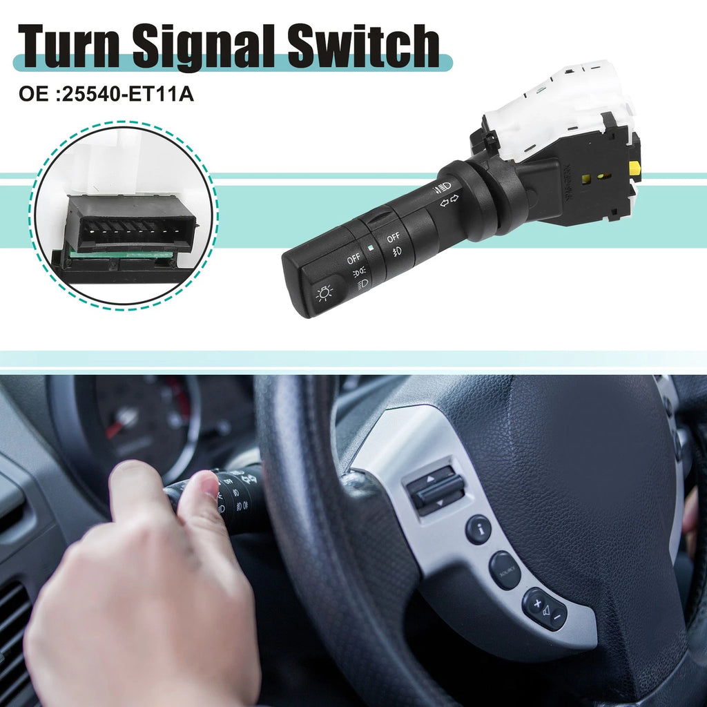 Turn Signal Switch for Nissan Frontier, Pathfinder (No. 25540-ET11A)