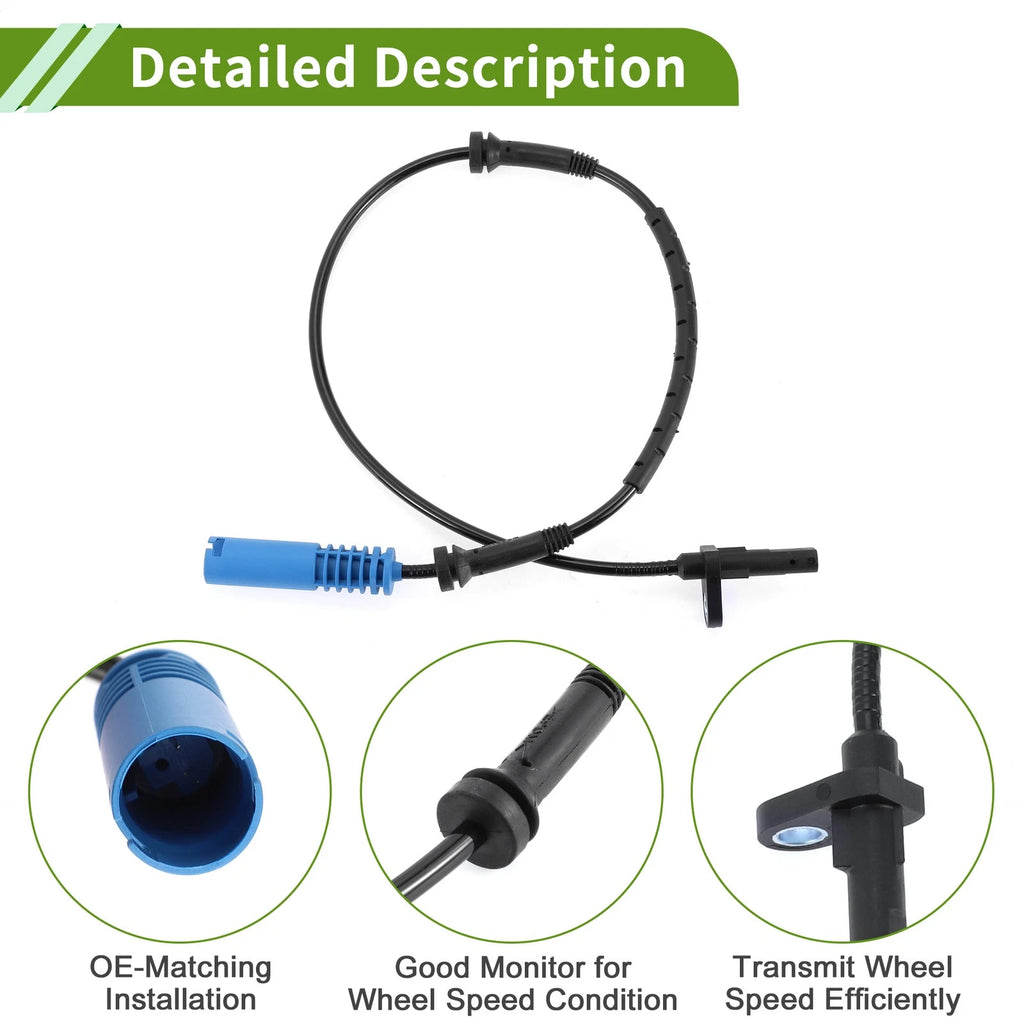 ABS Wheel Speed Sensor No. 34526760533 for BMW X5 E53 (2003–2006)