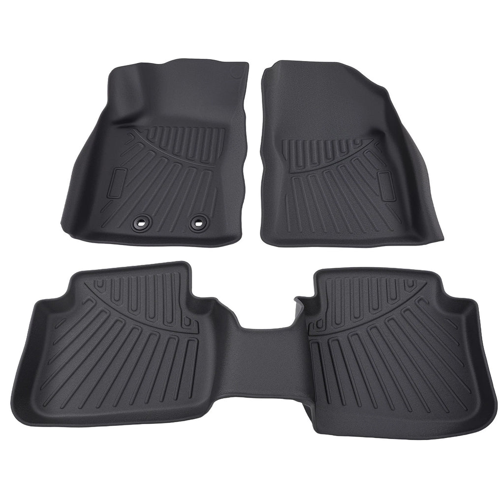 Set of 4 Floor Mats Liner for Subaru Impreza/Crosstrek (2024–2025) Black TPE