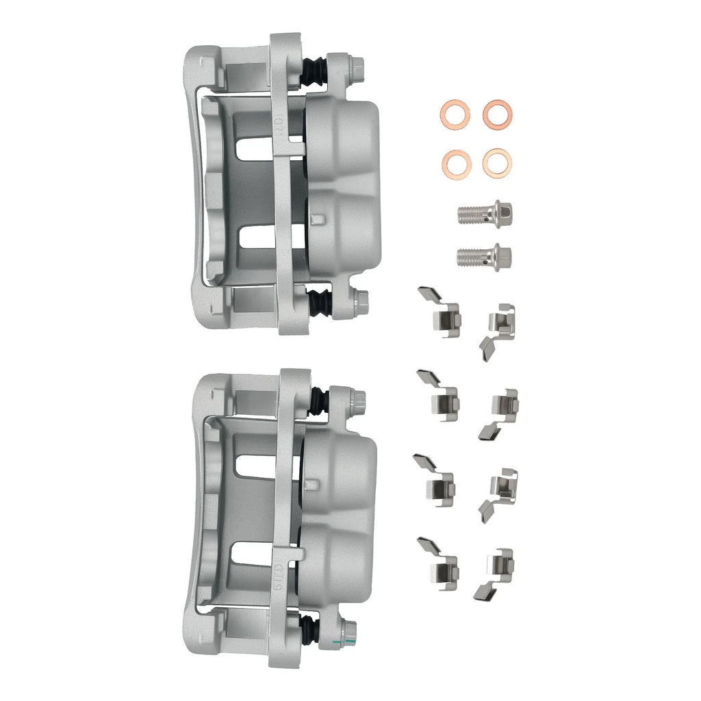 Front Complete Brake Caliper Set for Chevrolet S10 GMC Jimmy (1998–2004) w/Bracket