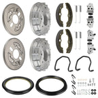 Front Brake Drum Shoes Kit for Honda Foreman 400 450 (1998–2001)