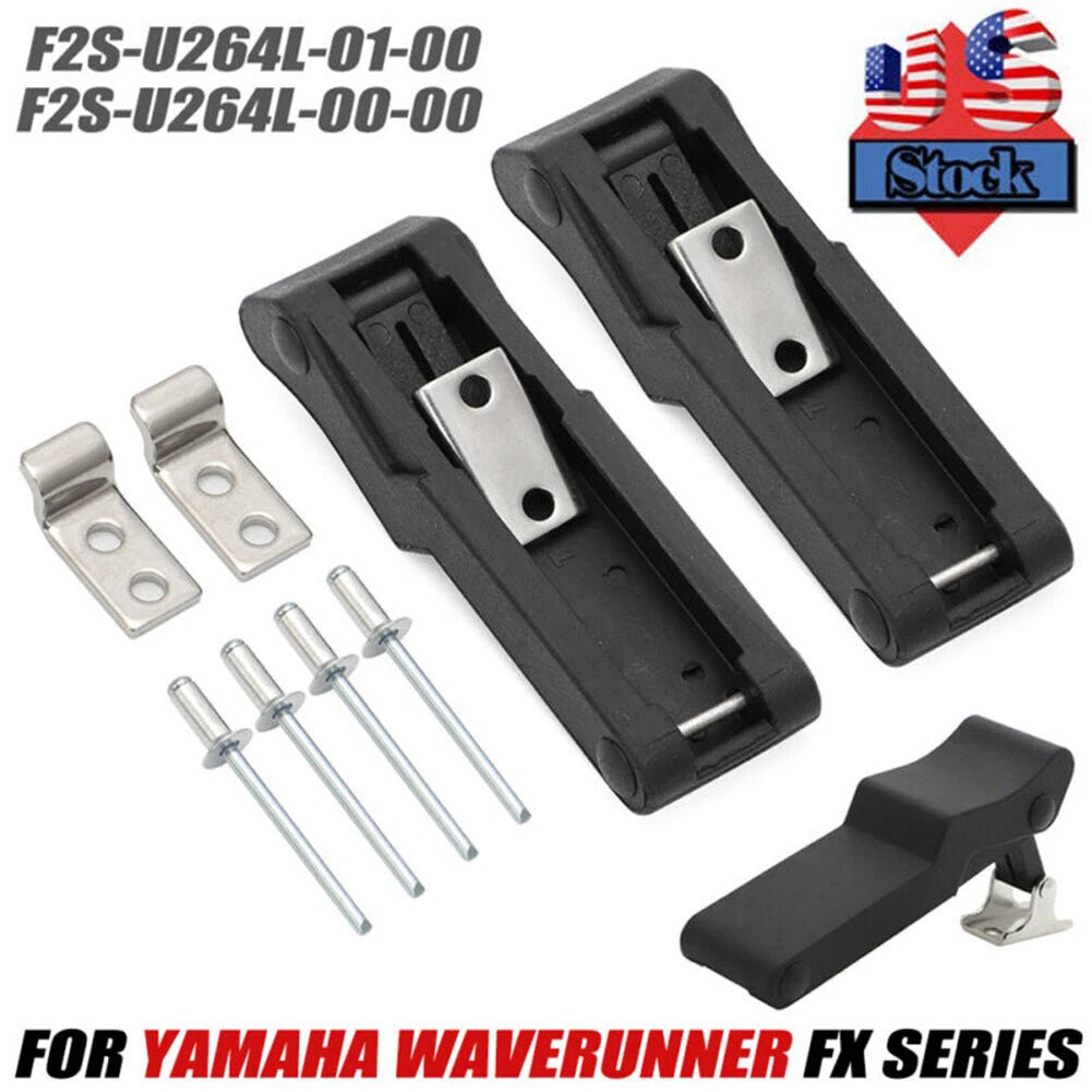 2X Rear Lock Latch F2S-U264L-01-00 for Yamaha FX-HO FX-SVHO (2012–2018)