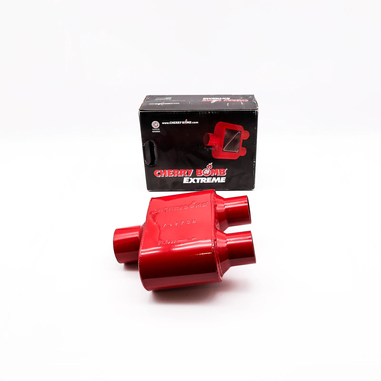 2.5" Dual Exhaust for Dodge Ram 1500 (2019-2025) Cherry Bomb Extreme Black