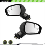 Set of 2 Mirrors for Ford Fusion (2018) Heated Signal Lamp Memory Puddle Light
