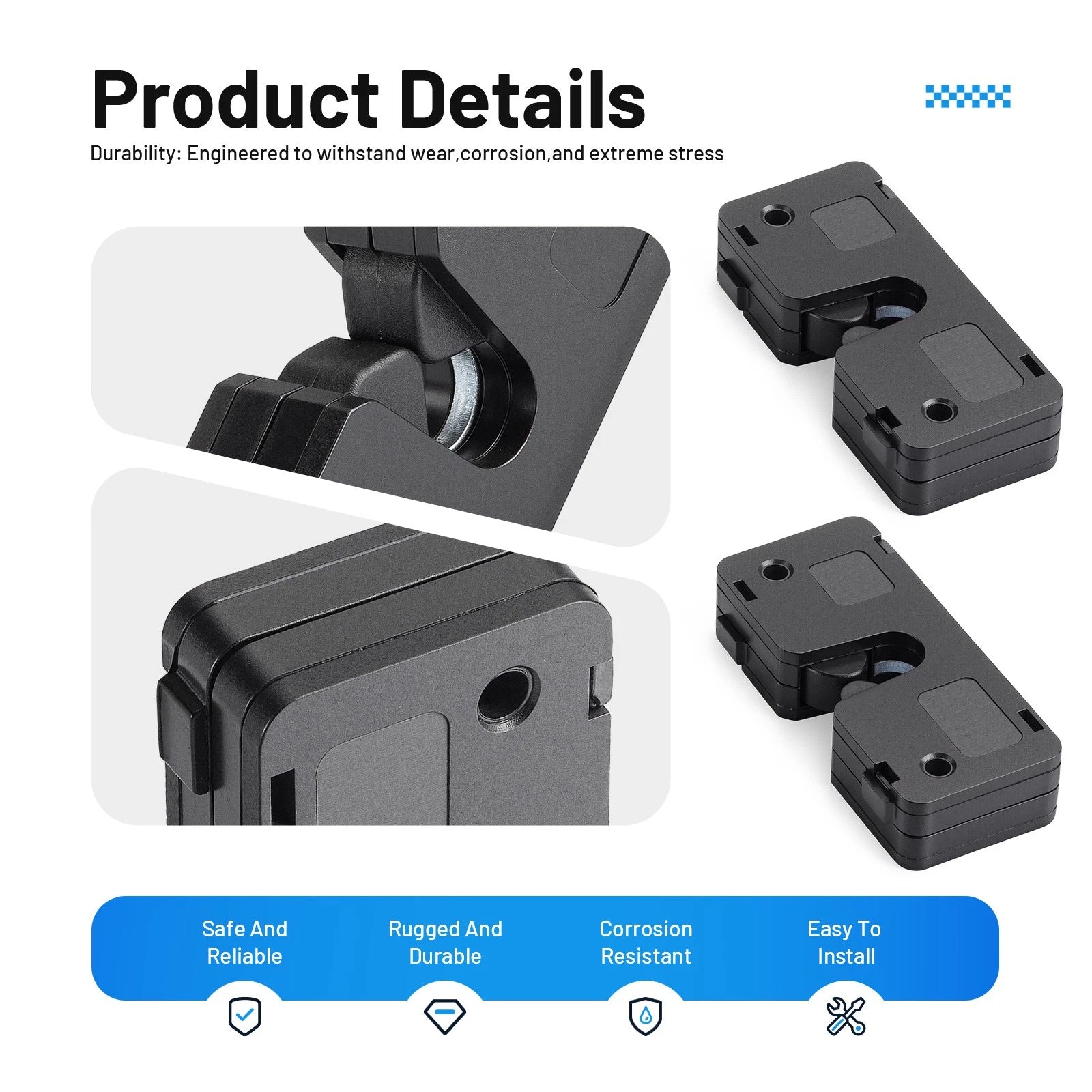 Tailgate Slam Latch for Polaris Pro XD Full-Size (2022-2025)