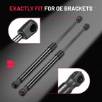 2PC 17" Gas Strut for Truck Cap Canopy Rear Glass Topper (120–535N)