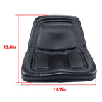 Universal Replacement Black High-Back Lawn Mower Seat for Tractors