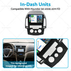 In-Dash Touch Screen Car Stereo Bluetooth for Hyundai i30 (2006–2011)