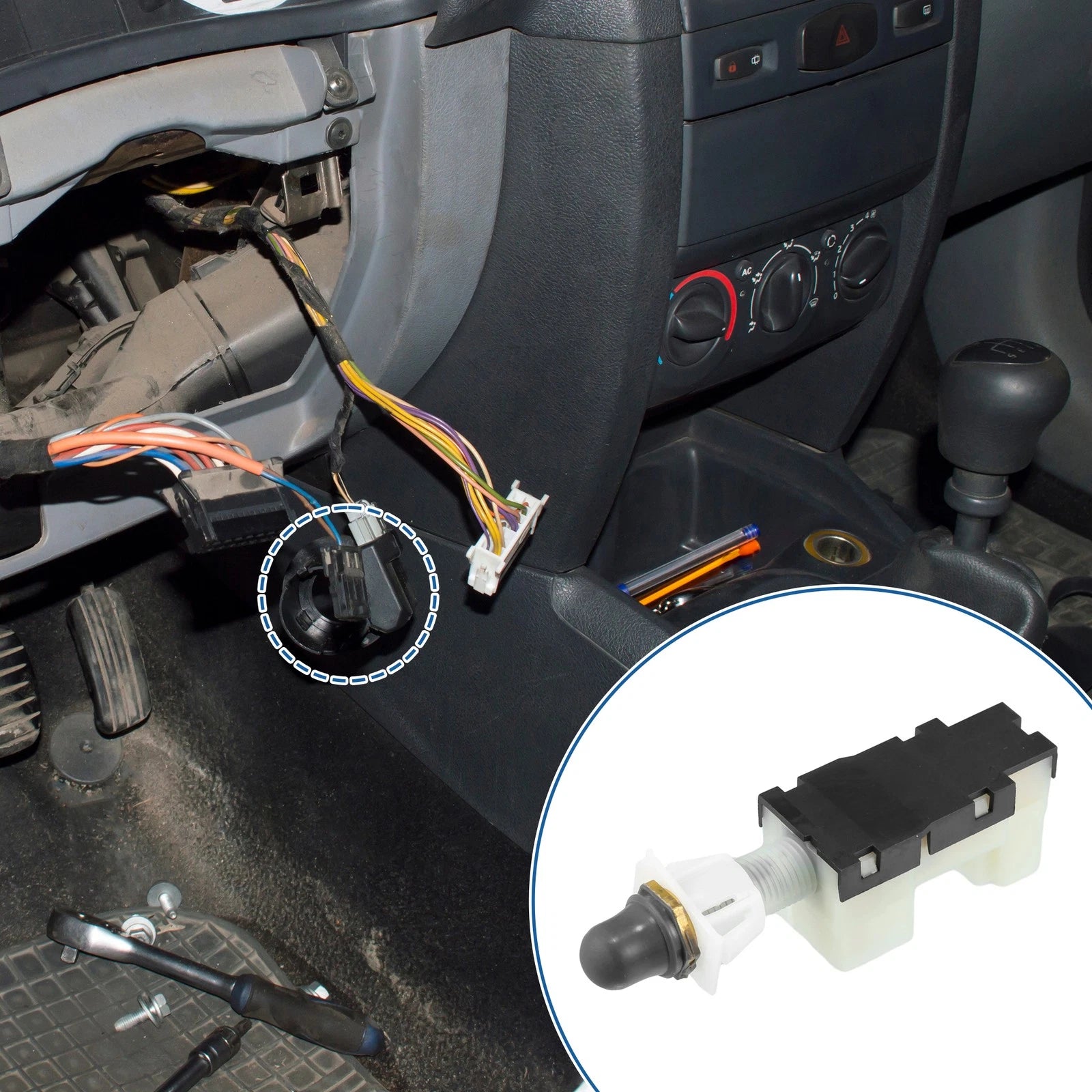 Stop Lamp Switch for Chevrolet P30 (1994–1999) No. 25523463