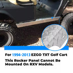 Aluminum Diamond Plate Rocker Panel Side Covers for EZGO TXT (1994–2013)