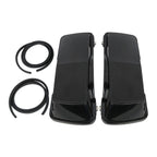 6"x9" Black Saddlebags Speaker Lids for Harley Touring FLH (1993–2013)