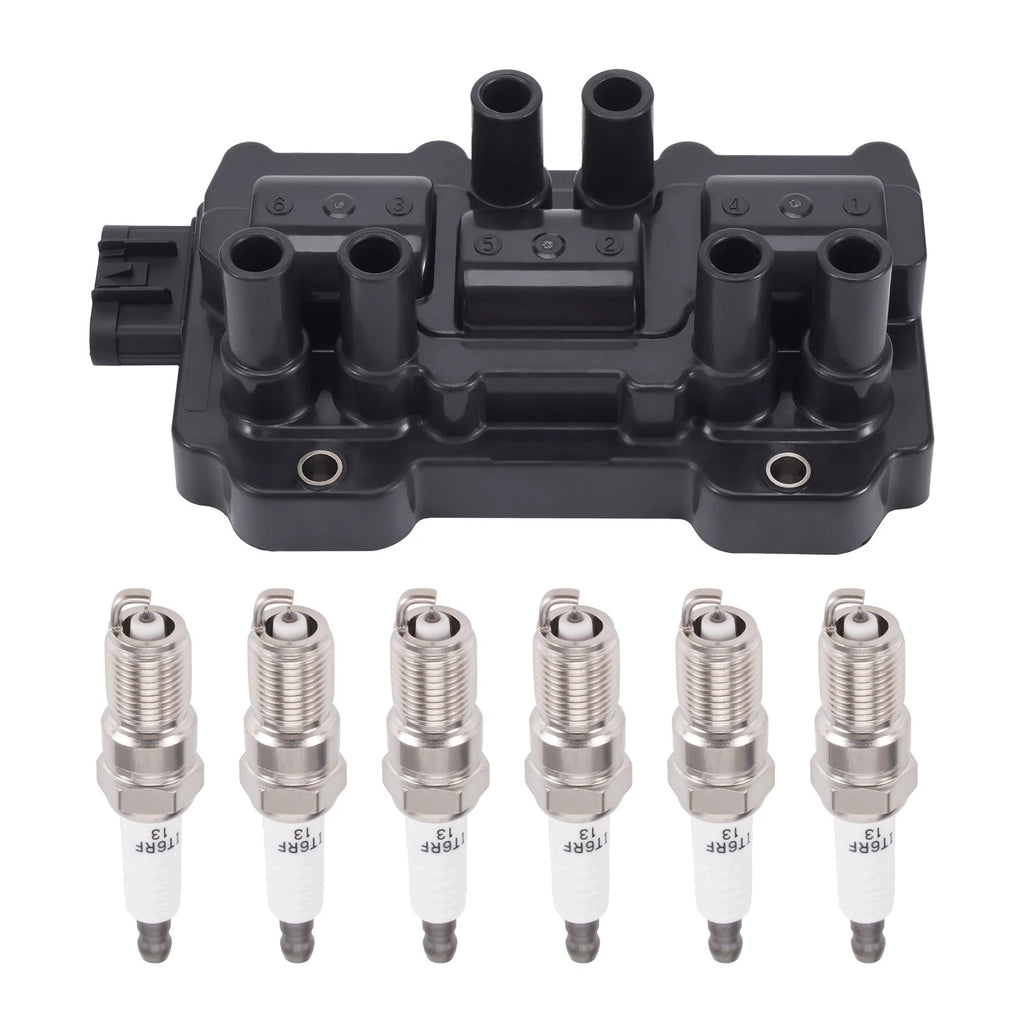 Ignition Coil & Spark Plug for Buick Rendezvous (2006–2007) 12587153