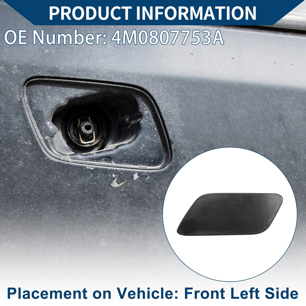 Front Left Washer Nozzle Cover Cap for Audi Q7 (2016–2021) 1 Pcs