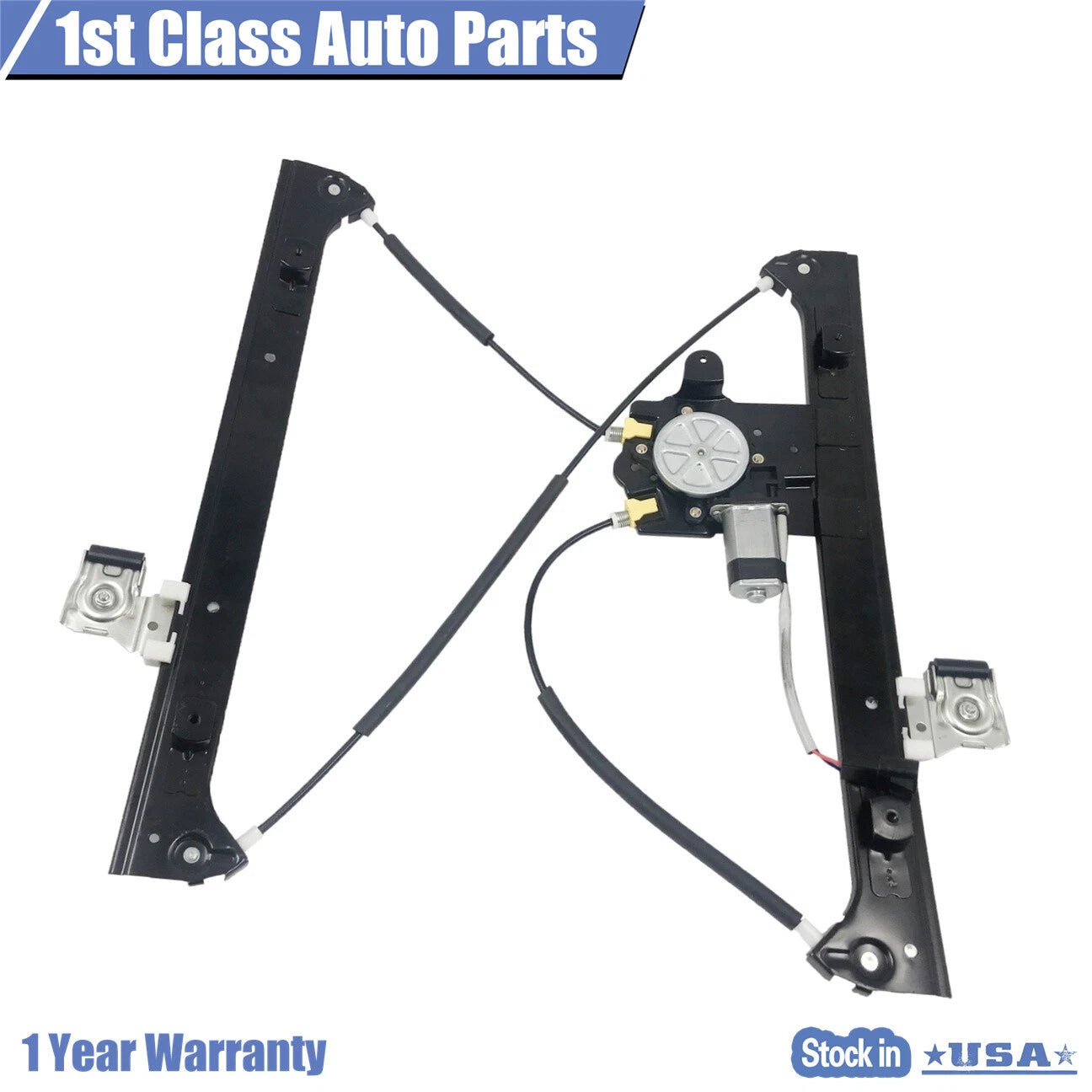 Front Left Power Window Regulator Motor for Chevy GMC (2002–2009)