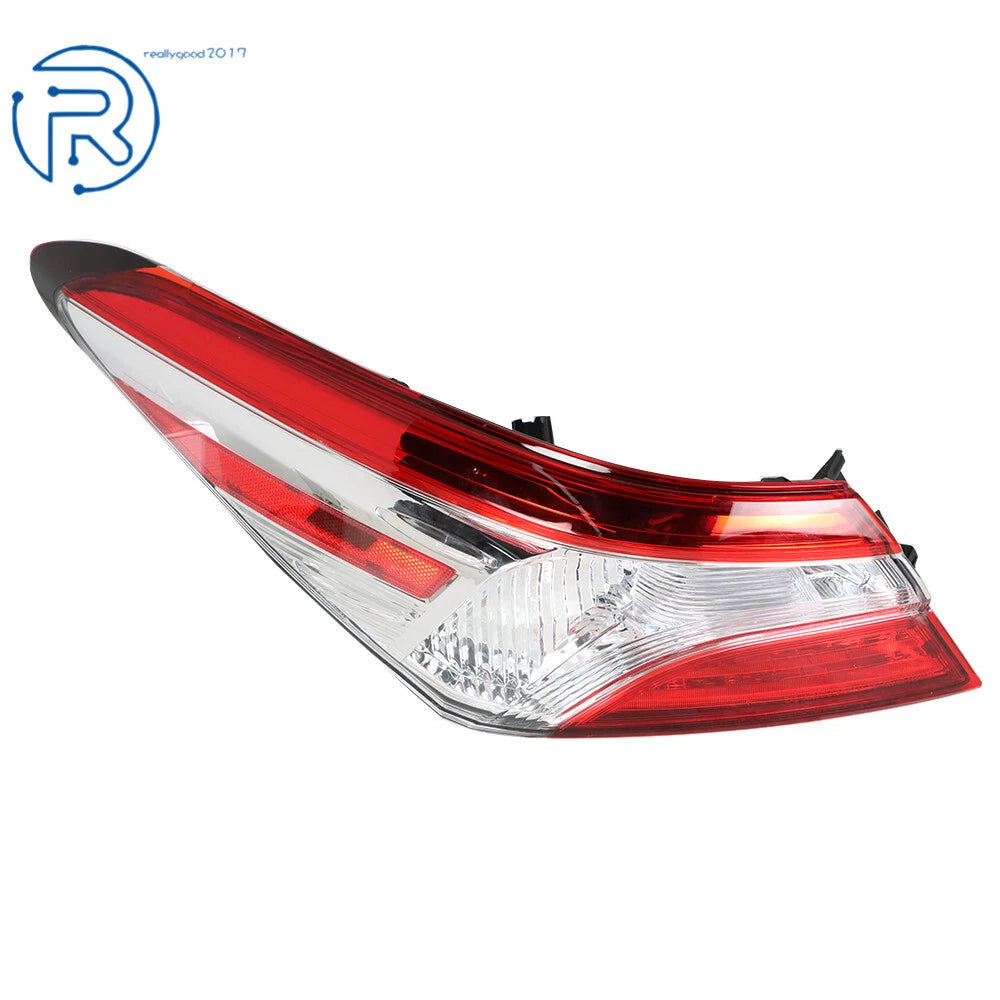 Rear Driver Side Tail Light for Toyota Camry (2018-2020) Clear Halogen