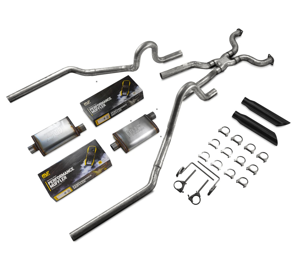 2.5" Dual Exhaust Mufflers for Ford Crown Victoria P71 (2004–2011)