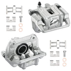 Set of 2 Rear Brake Calipers w/ Brackets for Acura TL (2007–2008) 19B2589
