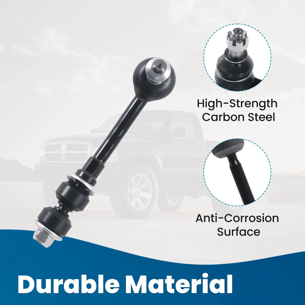 Set of 4 Front Lower Ball Joints Tie Rod Ends Sway Bars for Durango Dakota (2000–2004)