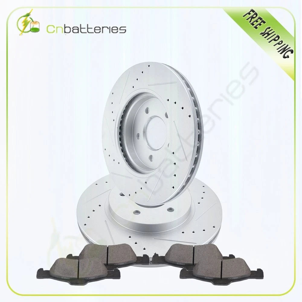 Front Brake Rotors and Ceramic Pads for Ford Escape Limited Mercury Mariner (2001–2012)