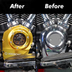 Clear Cam Cover Camshaft Case Saver for Harley M8 Road King FLHR/FLHRXS (2017–2022)
