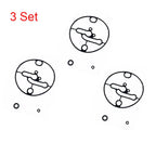 3-Pack Carburetor Bowl Gasket Kit for Nikki B&S (698781, 796184)
