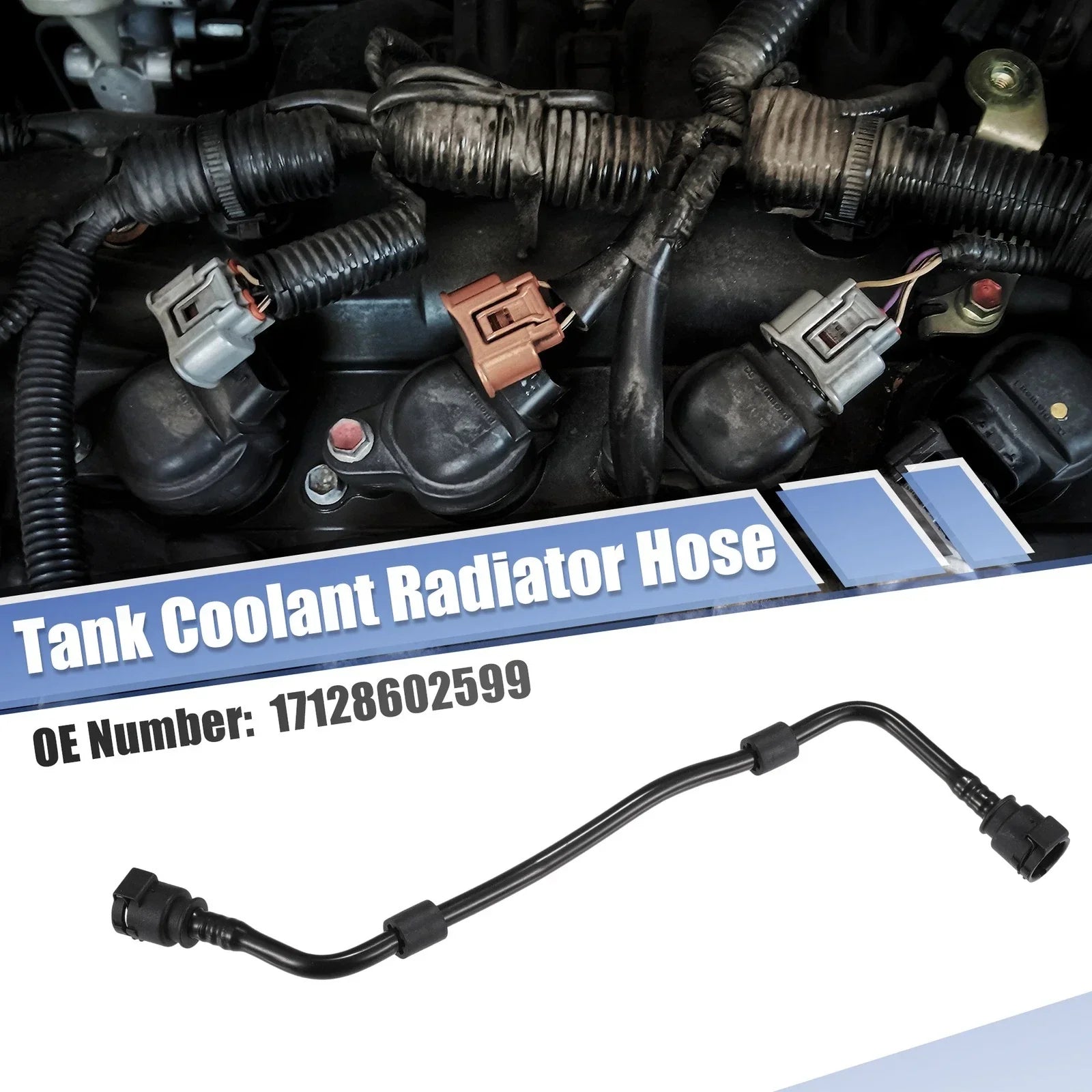 Heater Hose Radiator Expansion Tank Pipe for BMW 530e